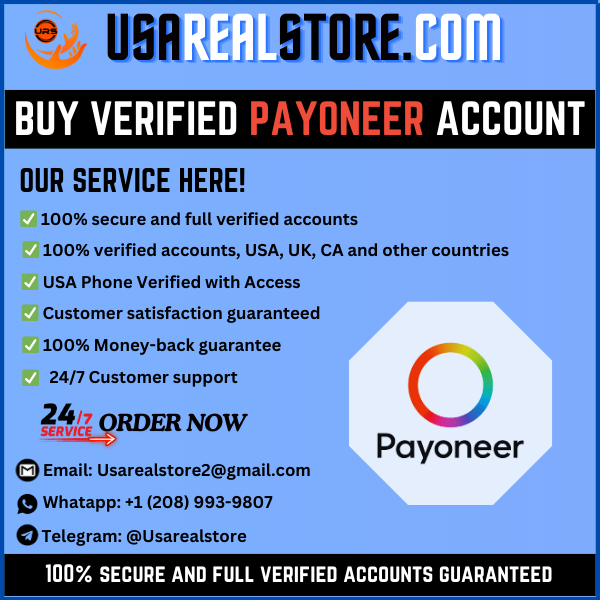 Buy Verified payoneer Account