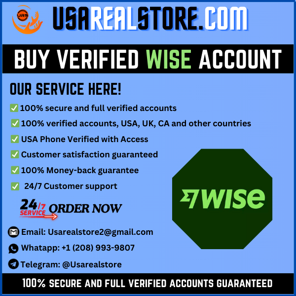 Buy vefified wise Account