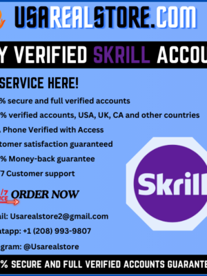 Buy Verified Skrill Account